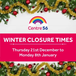 Winter closure times Thursday 21st December to Monday 8th January