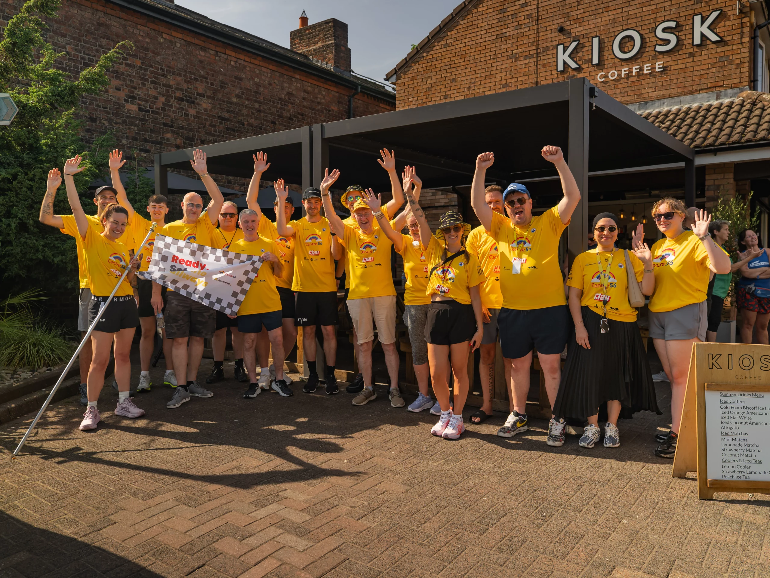 Alex and supporters for 'Running the Railways' 2026